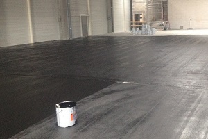 application de peinture pour sol industriel