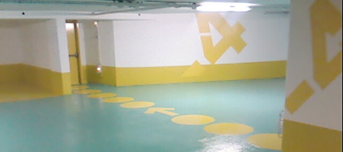 revêtement mural pour parking