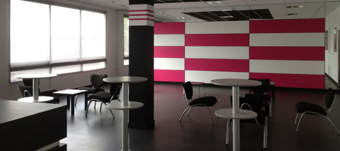 revêtement de sol et mur décoratif pour locaux