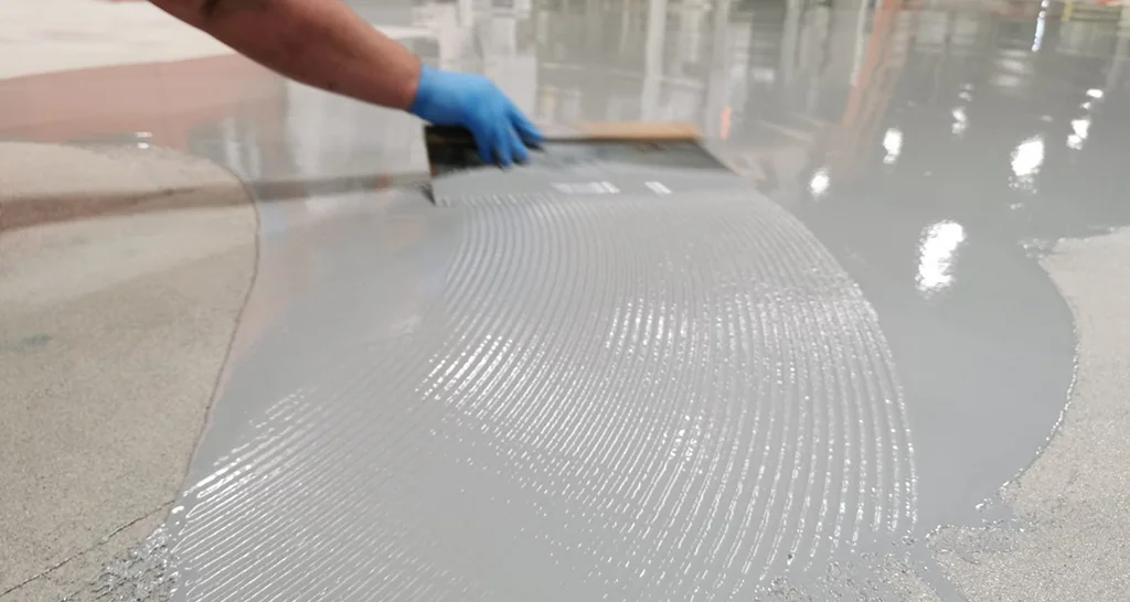 Peinture pour sols industriels en béton - BMS Sols