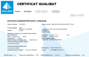 Certification Qualibat
